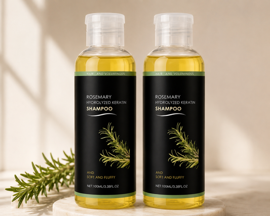 Rosemary Hydrolyzed Keratin Shampoo (Pack of 2)